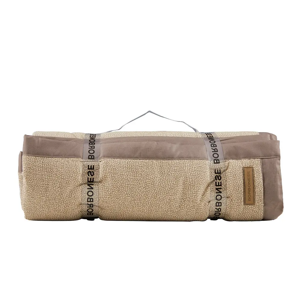 

Плед Borbonese Opla Padded In Cotton Percale, серо-голубой