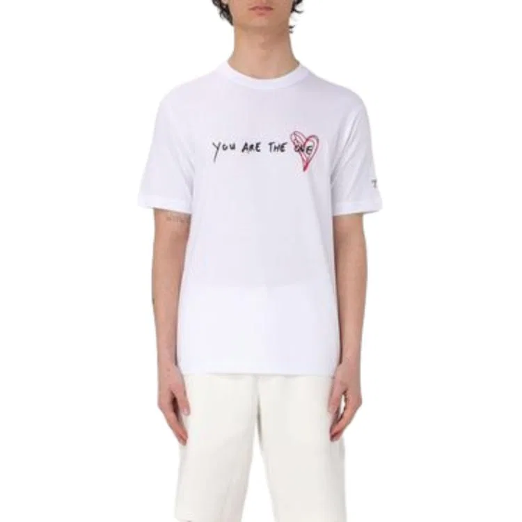 Футболка с принтом EMPORIO ARMANI, Cream White — фото 4