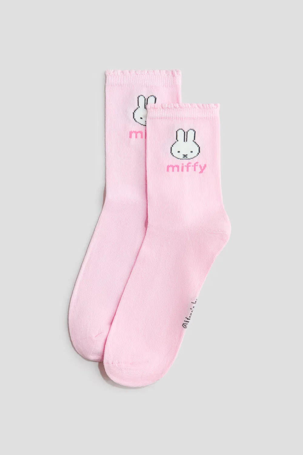 Набор из 5 носков с рисунком H&M, Hellrosa/Miffy — фото 2