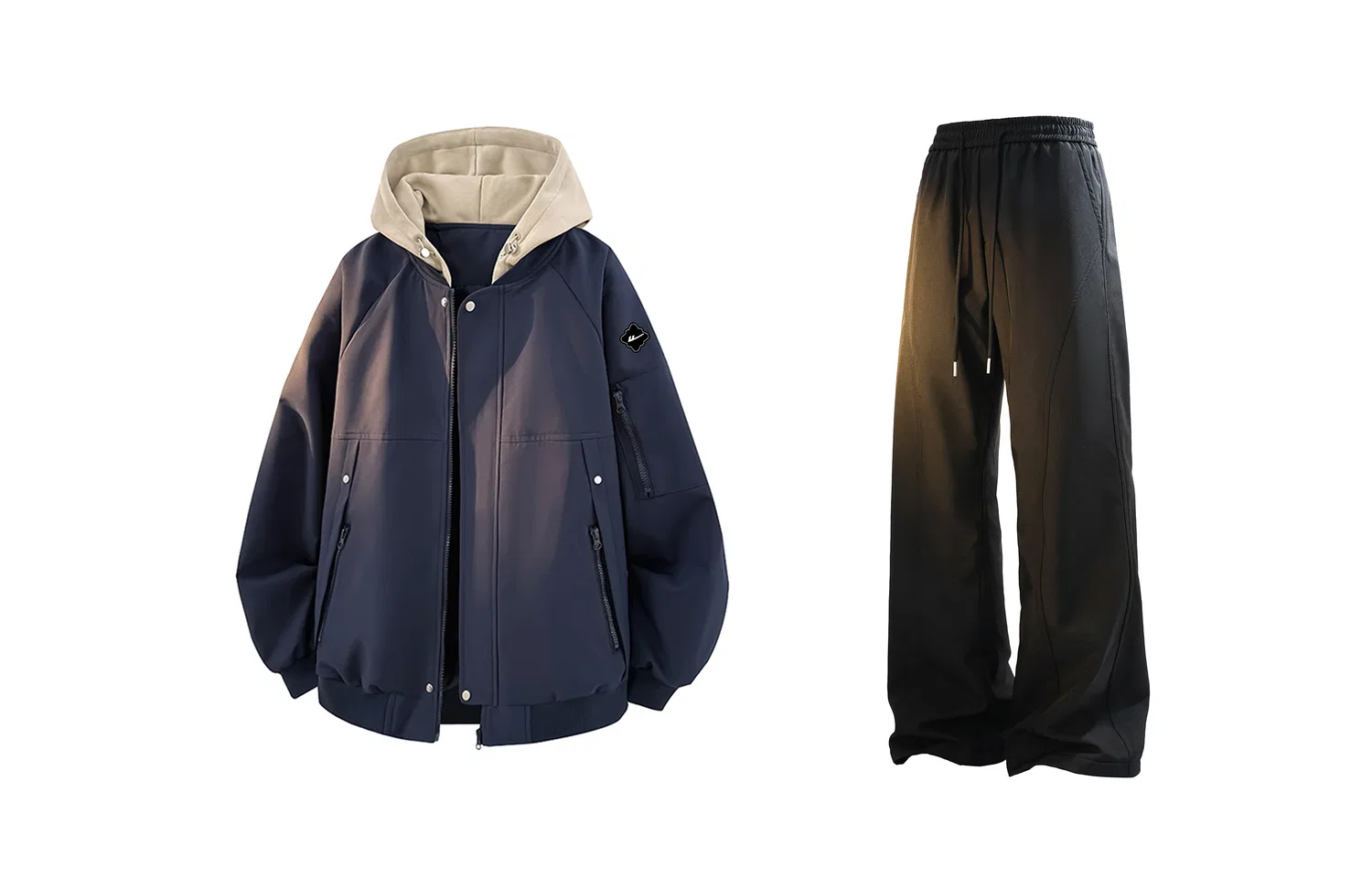 Детский комплект спортивной одежды с худи и брюками, Casual Sportswear Unisex, WARRIOR