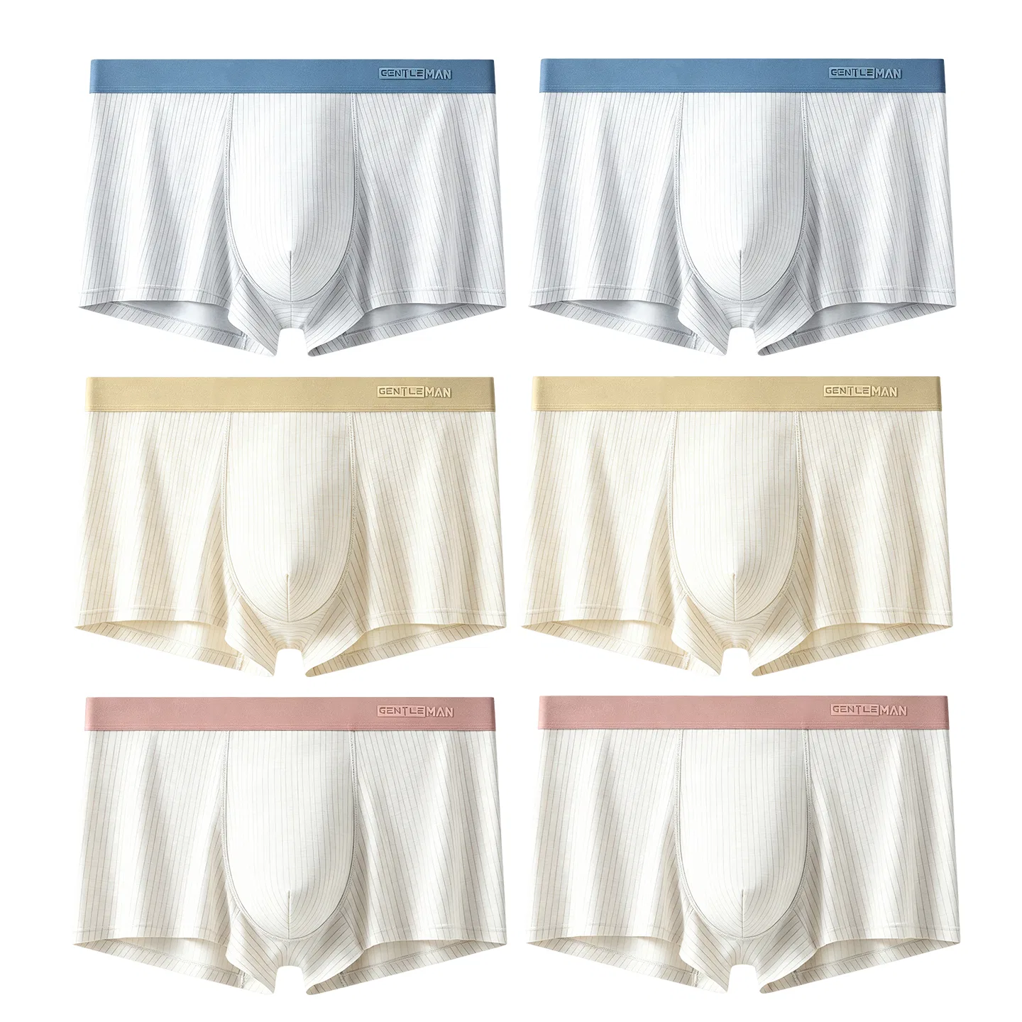 Детские трусы-боксеры для мальчиков хлопковые Red bean, Moonlight White Sky Blue Cream Yellow