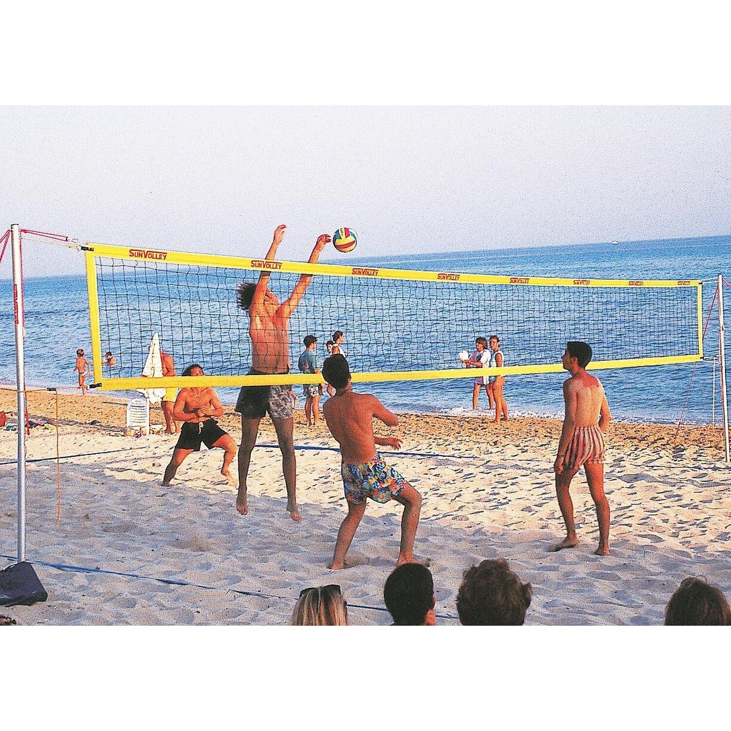

Стандартная сетка для пляжного волейбола SunVolley, 9,5 м, красочный