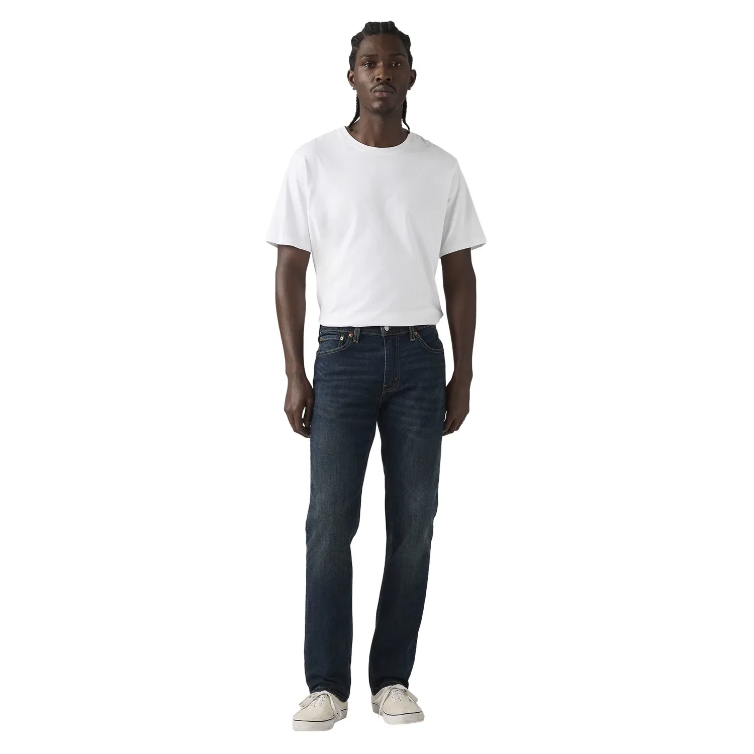 Мужские зауженные джинсы 511 Levi's, Dark Blue — фото 2