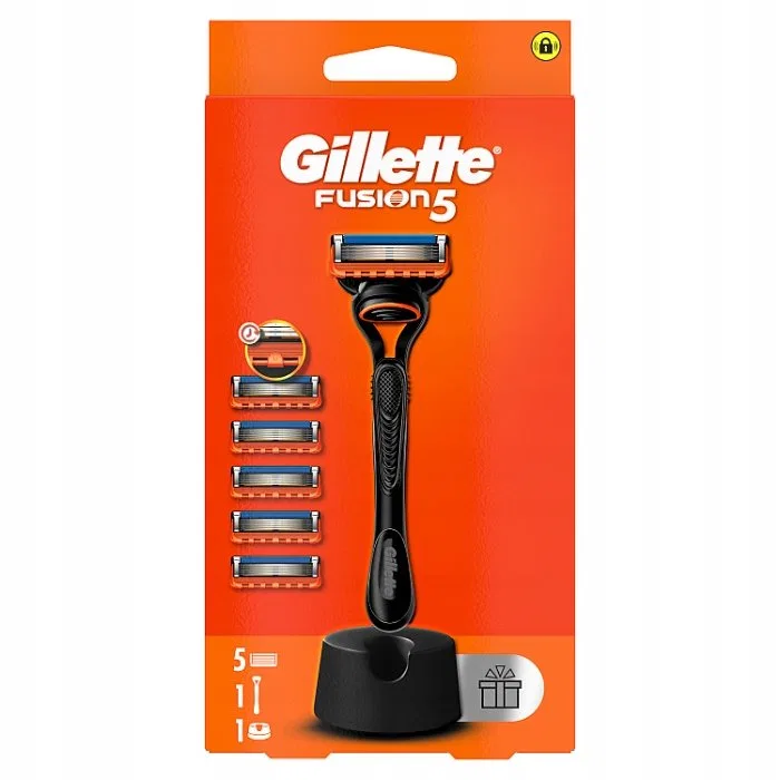 Мужская бритвенная система Gillette, Fusion5, 5 шт, Цвет: Silver