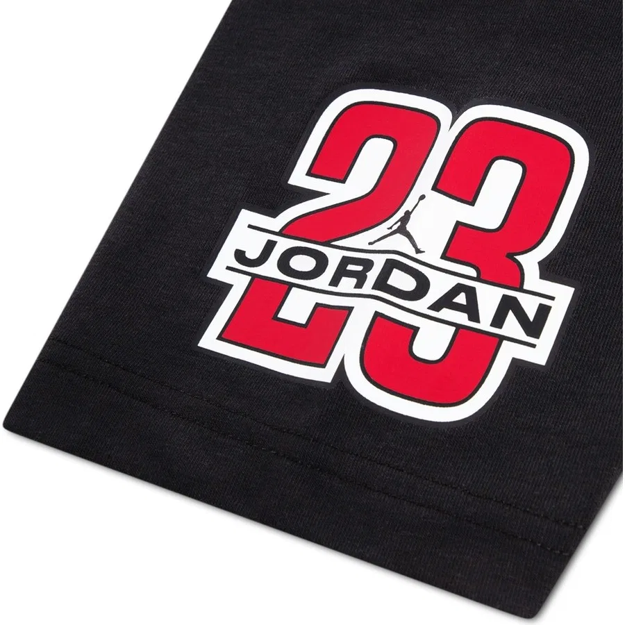 Детская футболка с принтом Jordan JDB I23 Highway Arch SS Tee Nike, Черный — фото 2