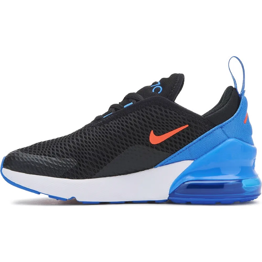 Детские кроссовки Air Max 270 Nike, Black/Blue/Orange — фото 3