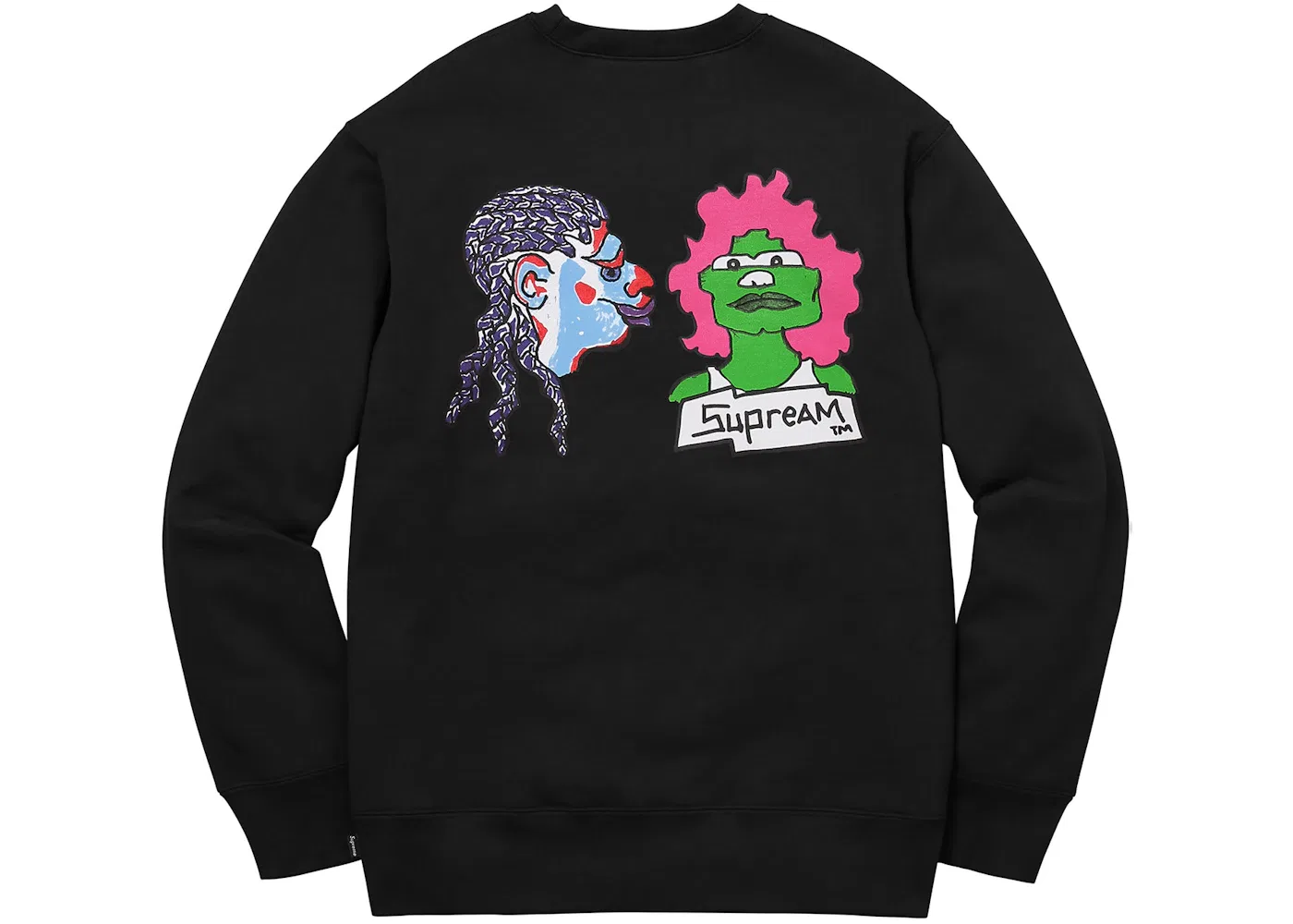 Мужской свитшот с принтом Gonz Heads Supreme, Black — фото 2