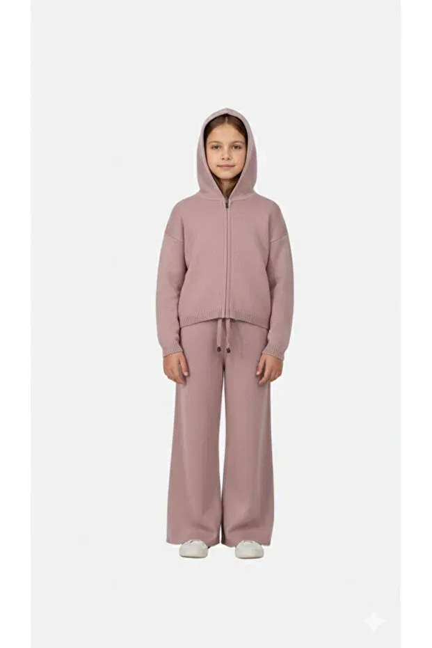 Детский кардиган с капюшоном Ada Yildiz Kids, Pink