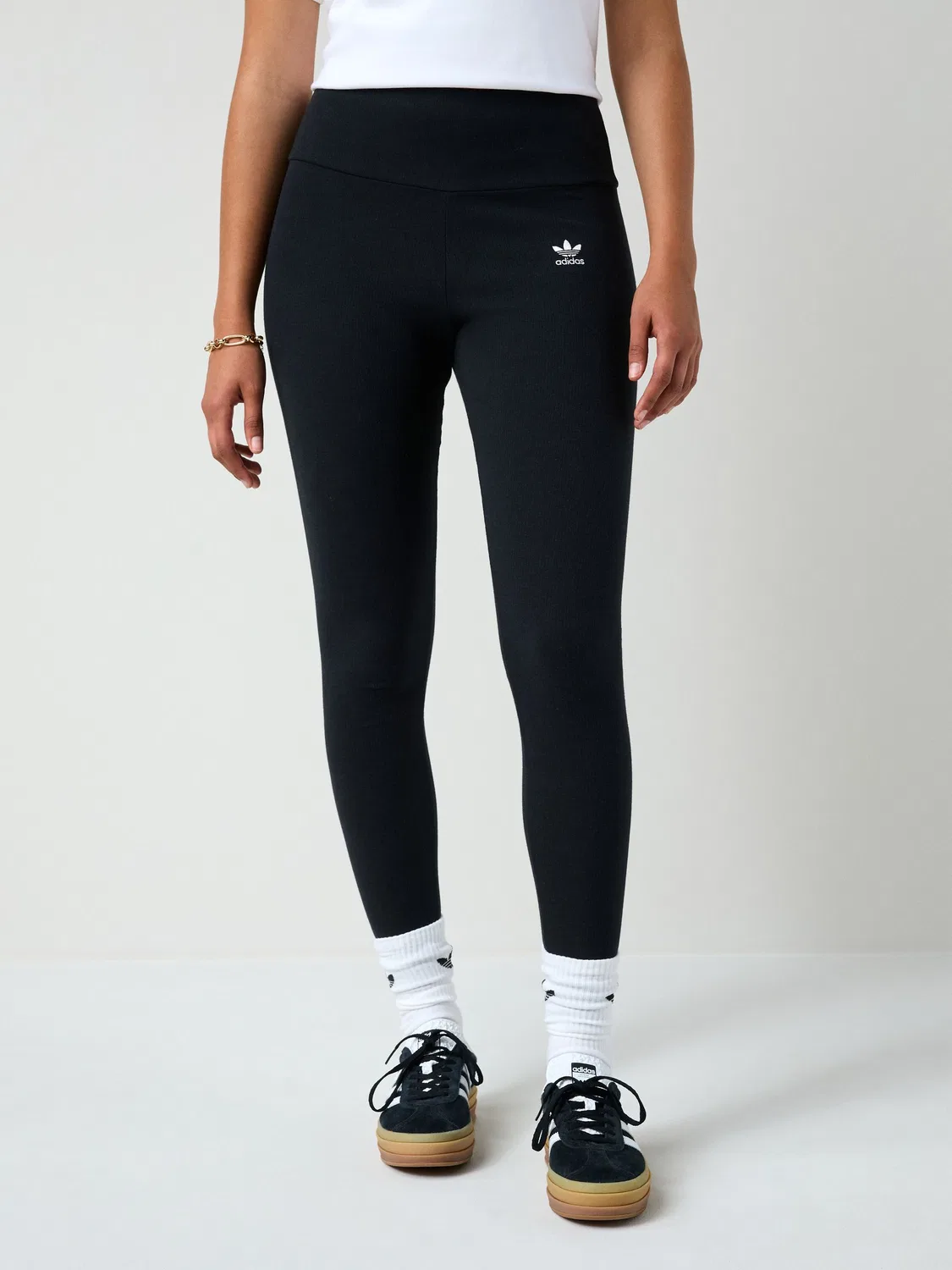 Леггинсы высокие, adidas Essential, adidas Originals, черный