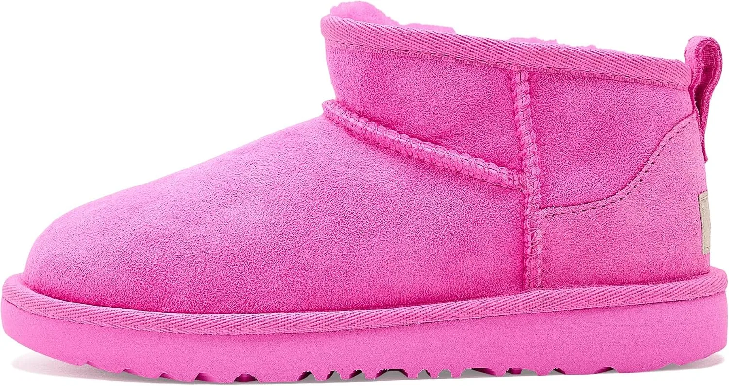 Детские сапоги для девочек Classic Ultra Mini UGG, Bright Fuchsia — фото 4