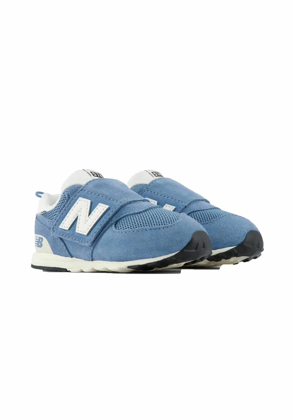 574 унисекс - детская обувь New Balance, Heron Blue Sea Salt — фото 2