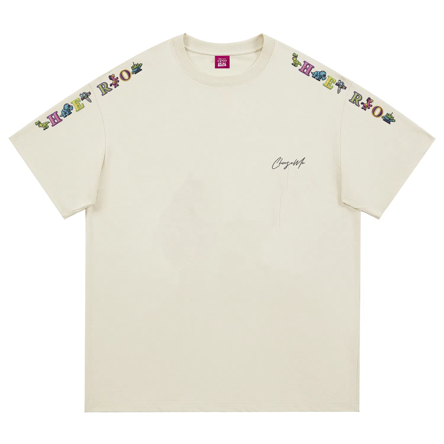 Детская футболка с принтом Disney Unisex Crew Neck Thin Straight Fit, Цвет Apricot
