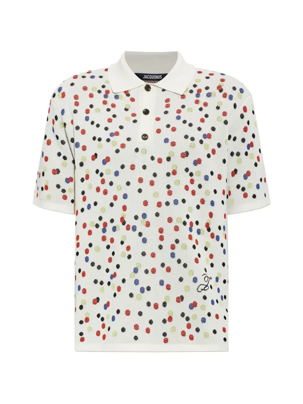 Поло The Confettis JACQUEMUS, белый