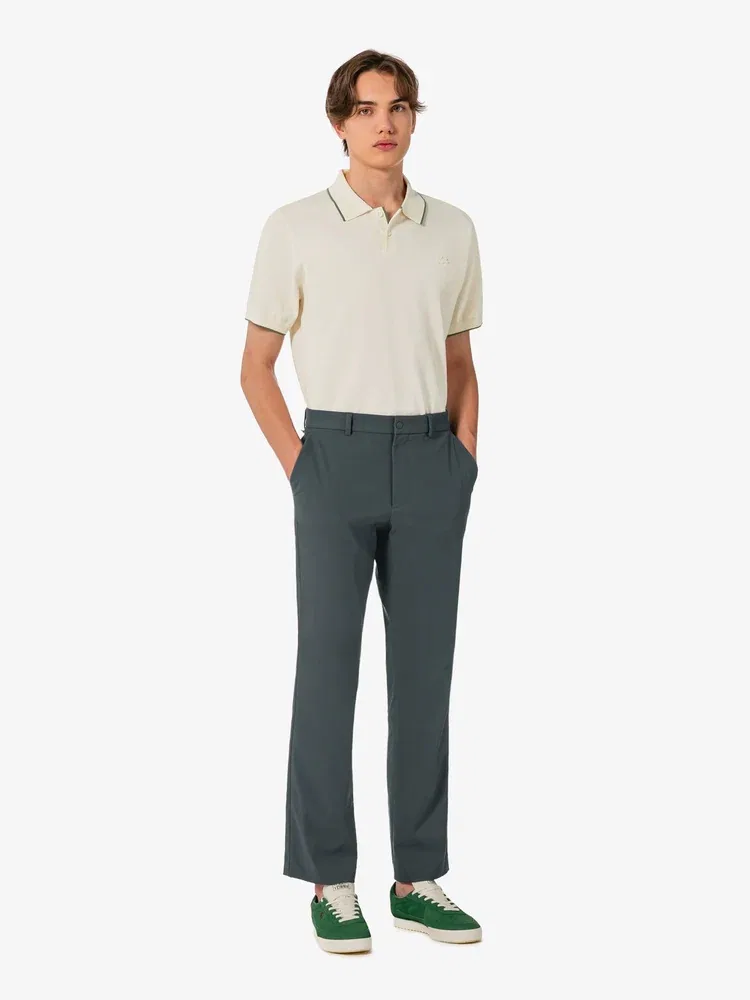 Брюки классические стрейч LACOSTE, Gray — фото 4