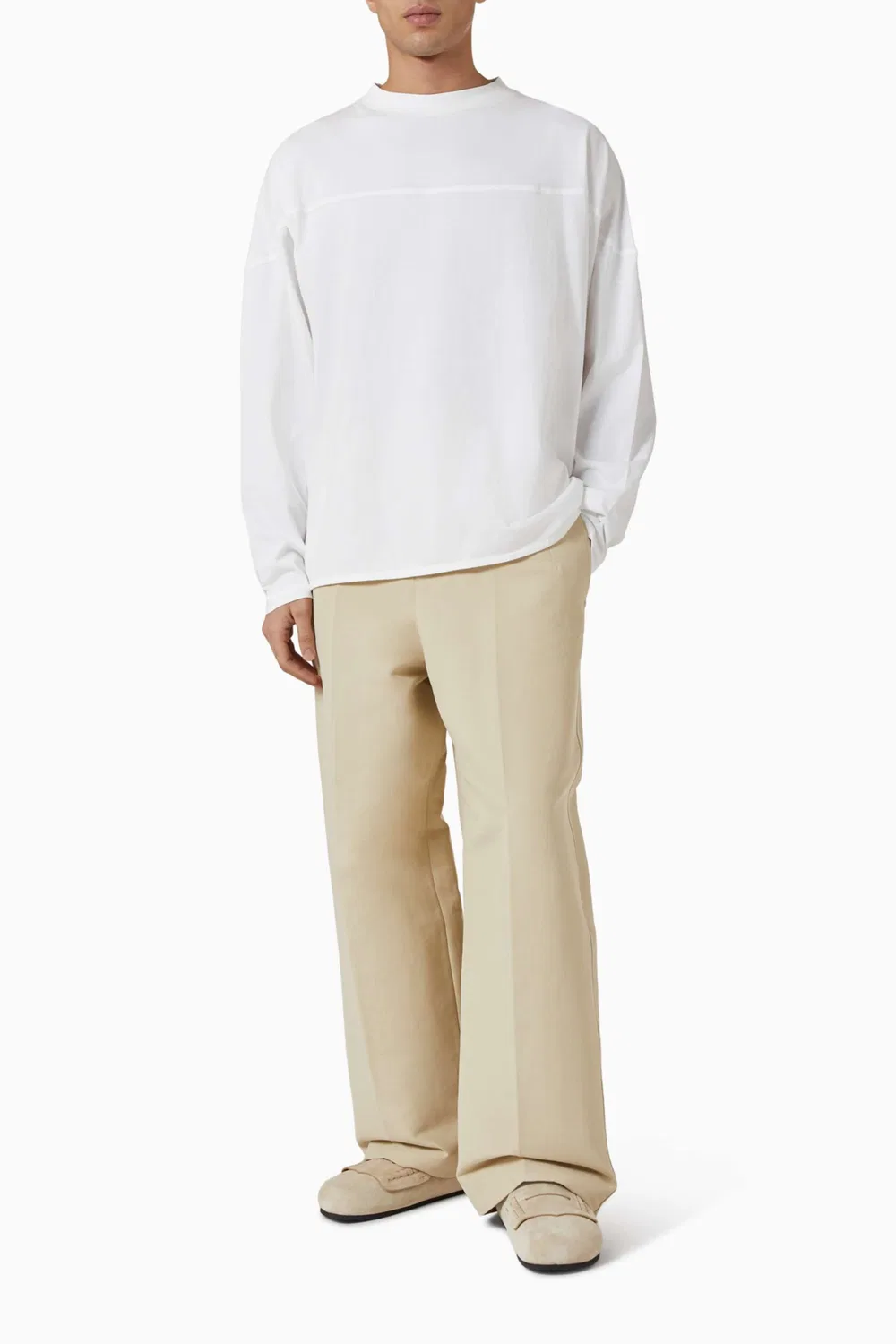 Лонгслив хлопковый Le T-shirt Atelier ML Jacquemus — фото 3
