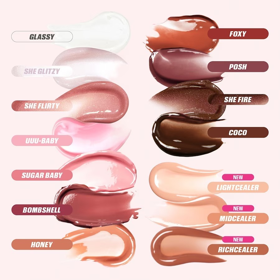 Блеск для губ Huda Beauty Faux Filler Extra Shine, lightcealer, 3.9 мл — фото 4