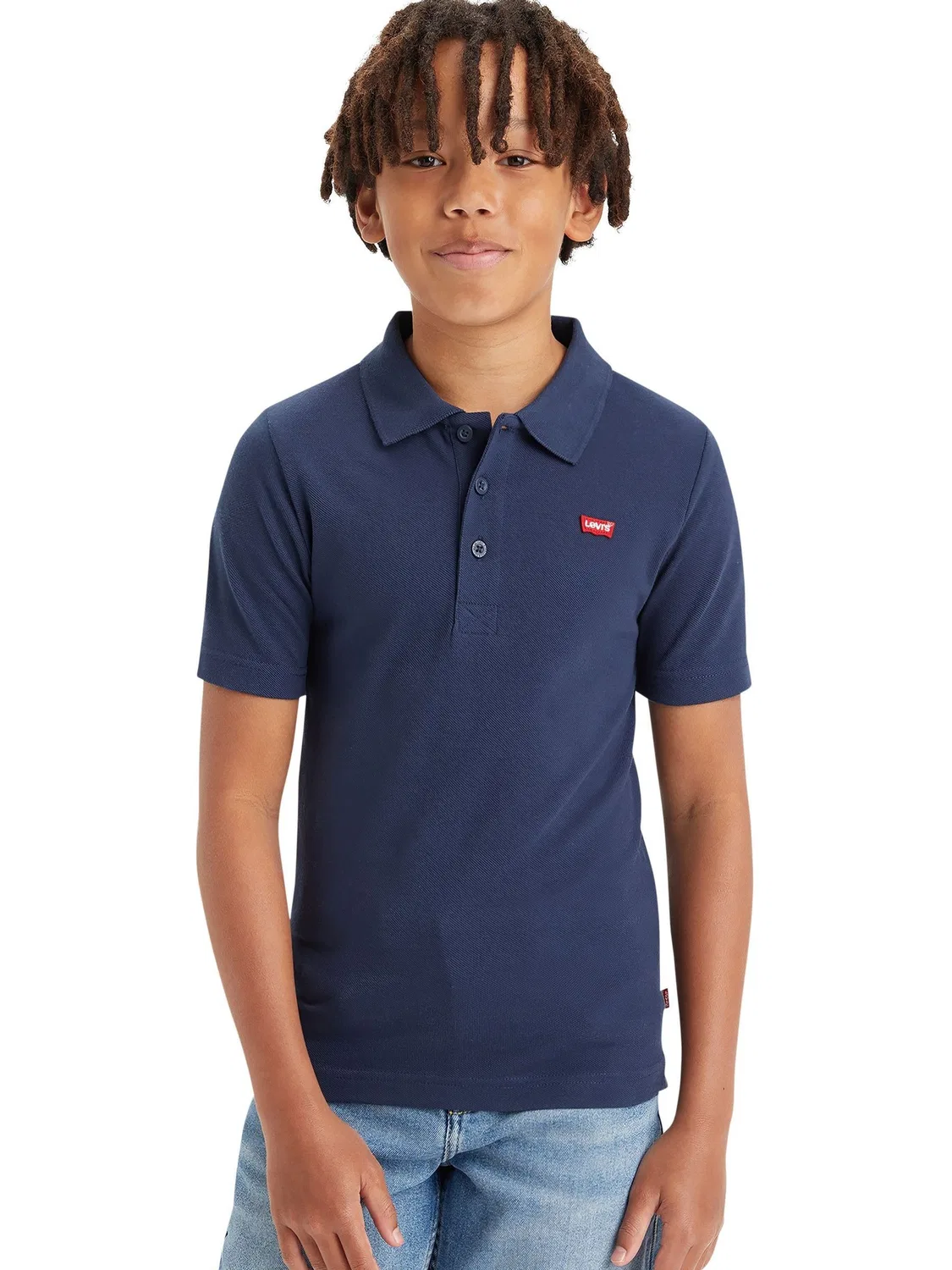 Поло Levi's Blue Batwing, синий — фото 3