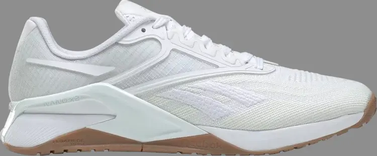 

Кроссовки wmns nano x2 'white pure grey gum' Reebok, белый