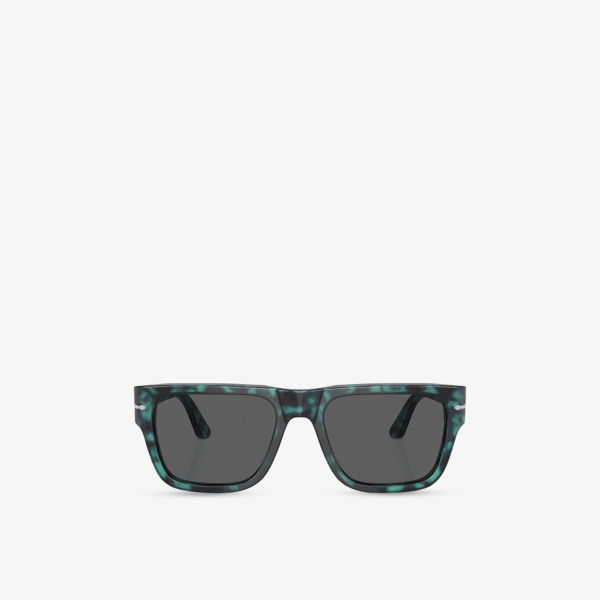 

Солнцезащитные очки Persol из черепахового ацетата прямоугольные, синий