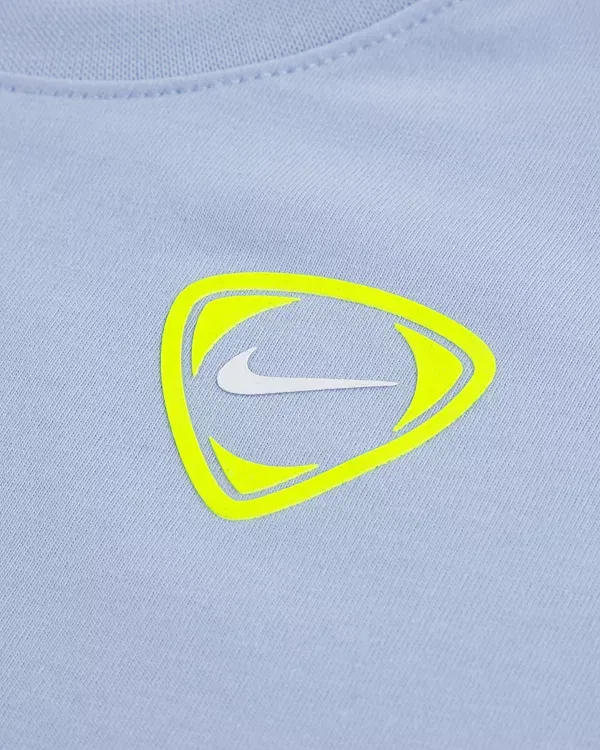 Детская футболка для мальчиков с принтом Nike, Hydrogen Blue — фото 3