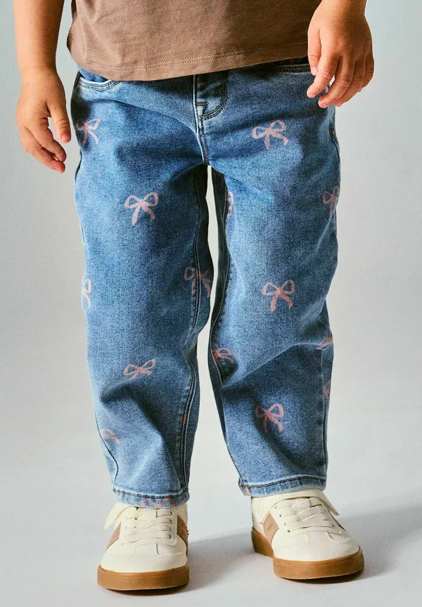 Брюки Mom Shaped Jeans Name It, medium blue denim, синий — фото 2