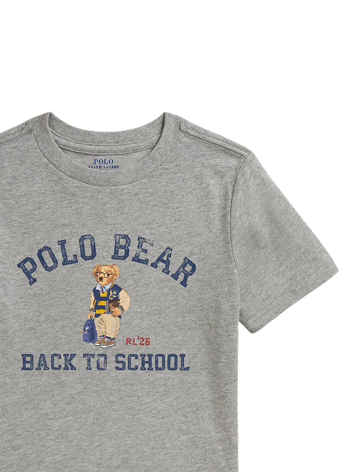 Футболка стандартного кроя для мальчика Polo Ralph Lauren, серый — фото 3