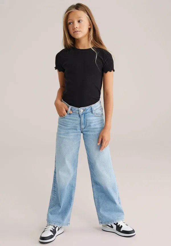 Футболка из модала и полиэстера We Fashion, мультиколор