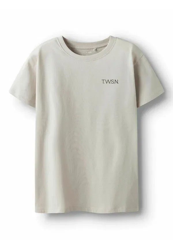 Комплект из 2 футболок хлопок Logo Basic T-shirt Two Soon, Asphalt, асфальтовый — фото 4
