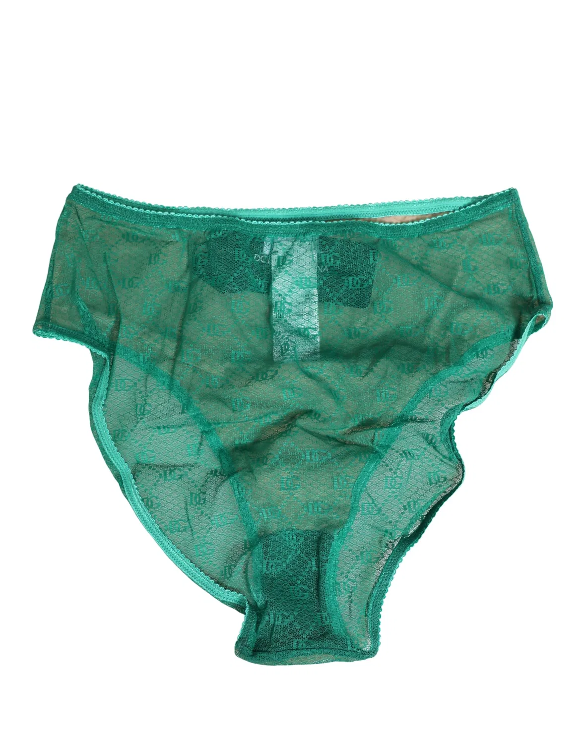 Женские трусы-слип с кружевом Dolce & Gabbana, Green