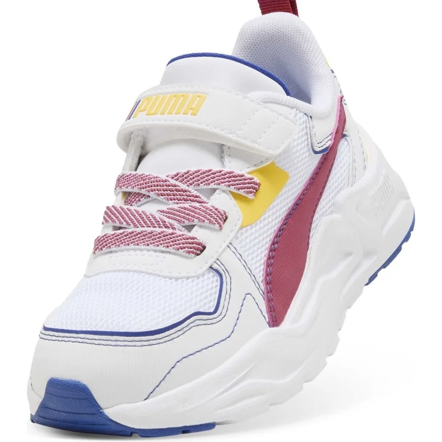 Детские спортивные кроссовки Puma Trinity Lite Starblitz Ac, Бордовый — фото 3
