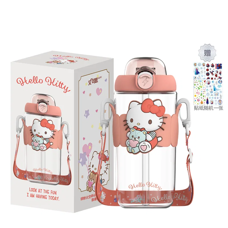 Детская кружка с трубочкой 650 мл My Melody Sanrio, White — фото 3