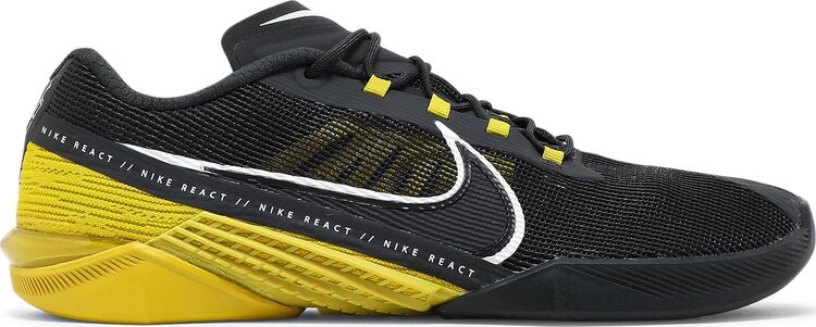 

Кроссовки Nike React Metcon Turbo 'Dark Smoke Grey Bright Citron', серый