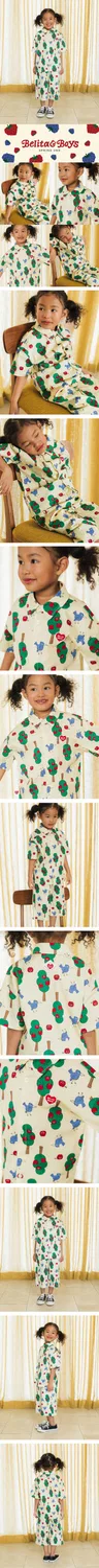 Детский комплект из рубашки и бриджей Apple Tree All Over от Belita&Boys — фото 2