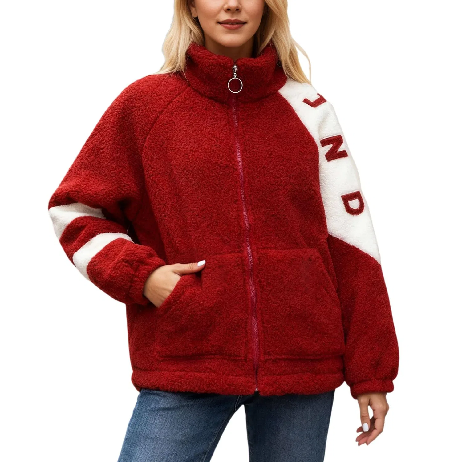 Женское утеплённое пальто с флисовой подкладкой, Rosso