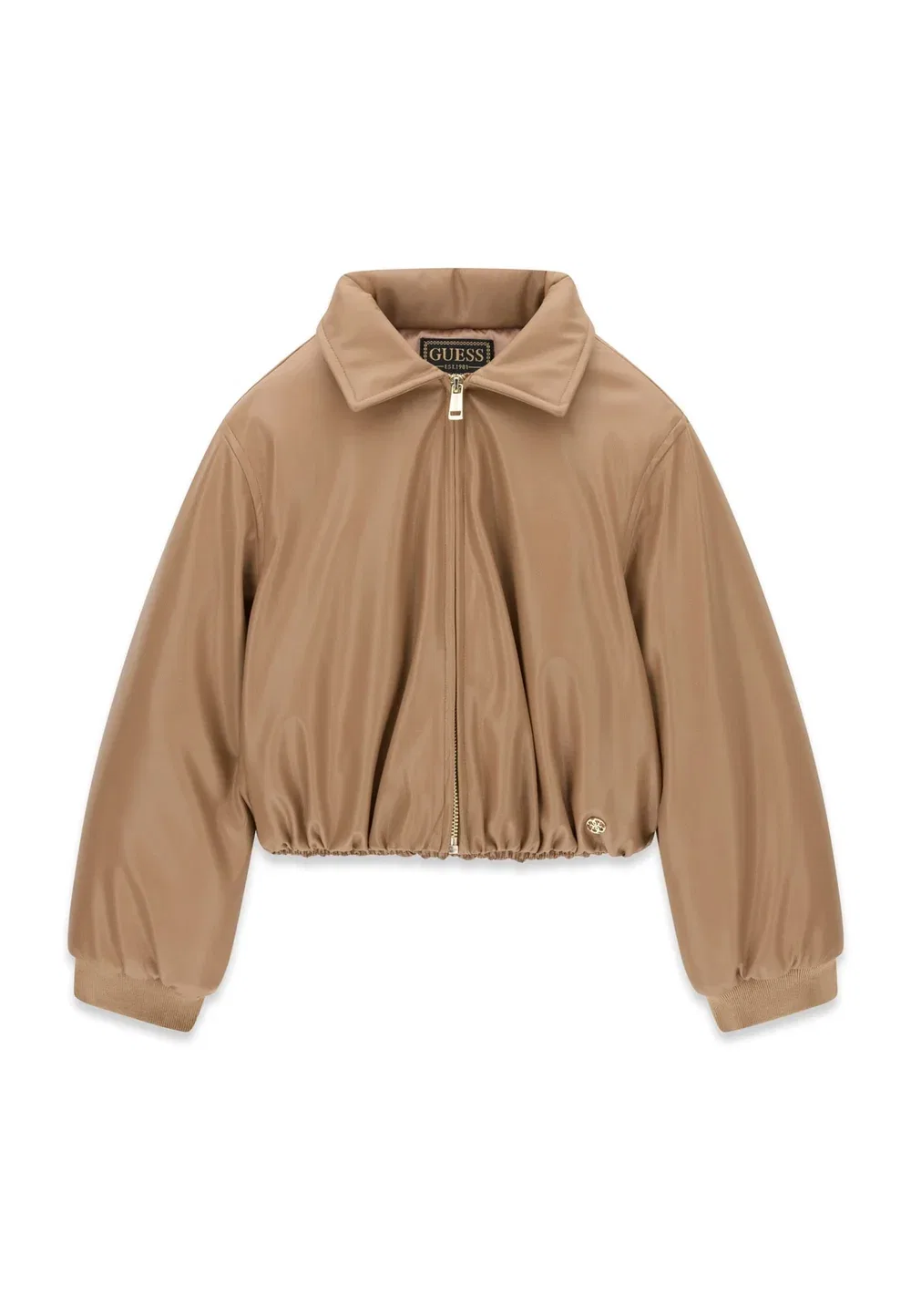 Gepolsterte бомбер - куртка из искусственной кожи Guess, Braun