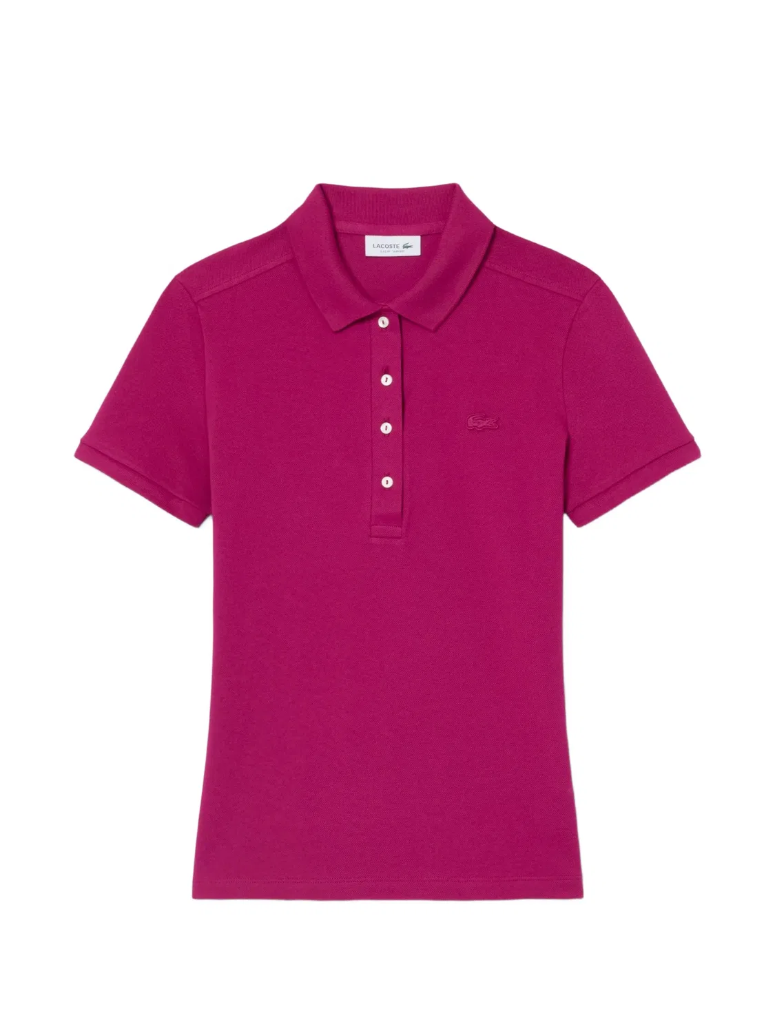 Рубашка поло L.12.D розовая Lacoste, розовый