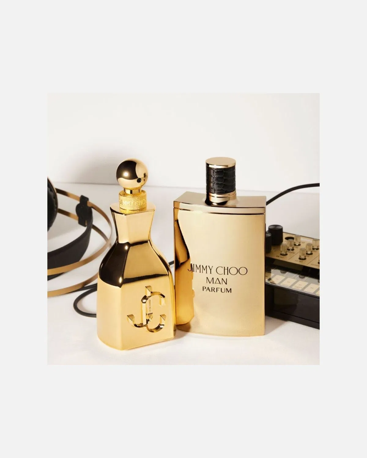 Мужские духи золотого цвета Jimmy Choo, 100 Ml — фото 4