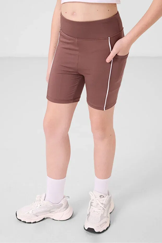 Детские леггинсы для девочек стандартной посадки Basic Tommy Life, Brown