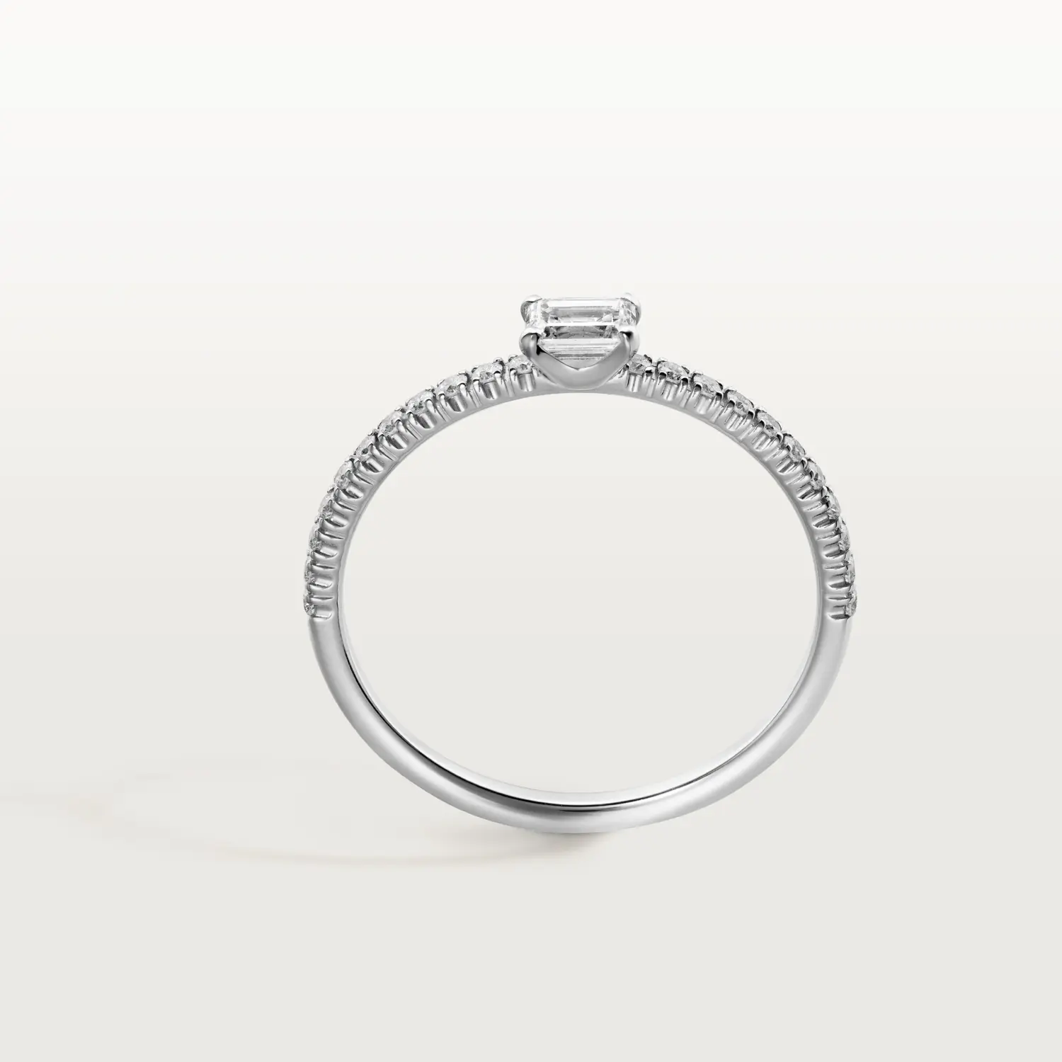 Кольцо Cartier Etincelle de Cartier, белое золото/бриллианты — фото 3