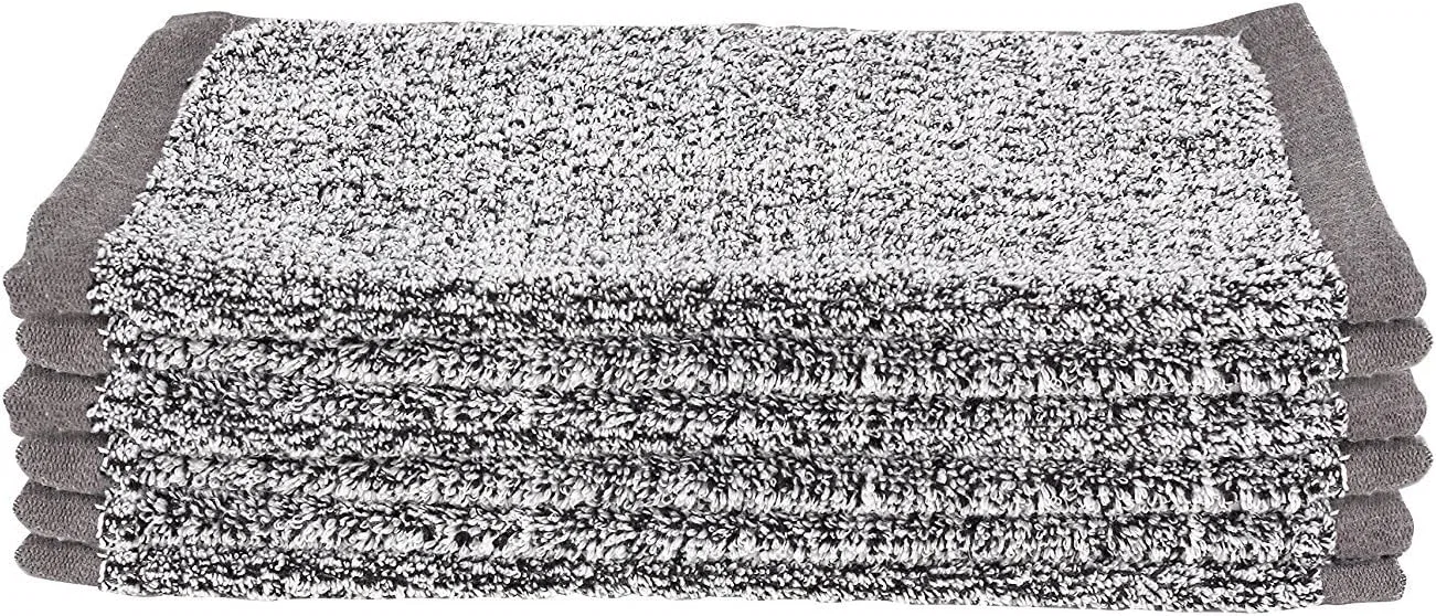 Набор мочалок Diamond Jacquard, Everplush, 6 шт., 33x33 см, Gray
