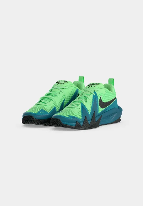 Кроссовки баскетбольные с дышащей сеткой Dynamite Nike Performance Illusion Green/Black/Bright Spruce/Energy, черный/зеленый — фото 3
