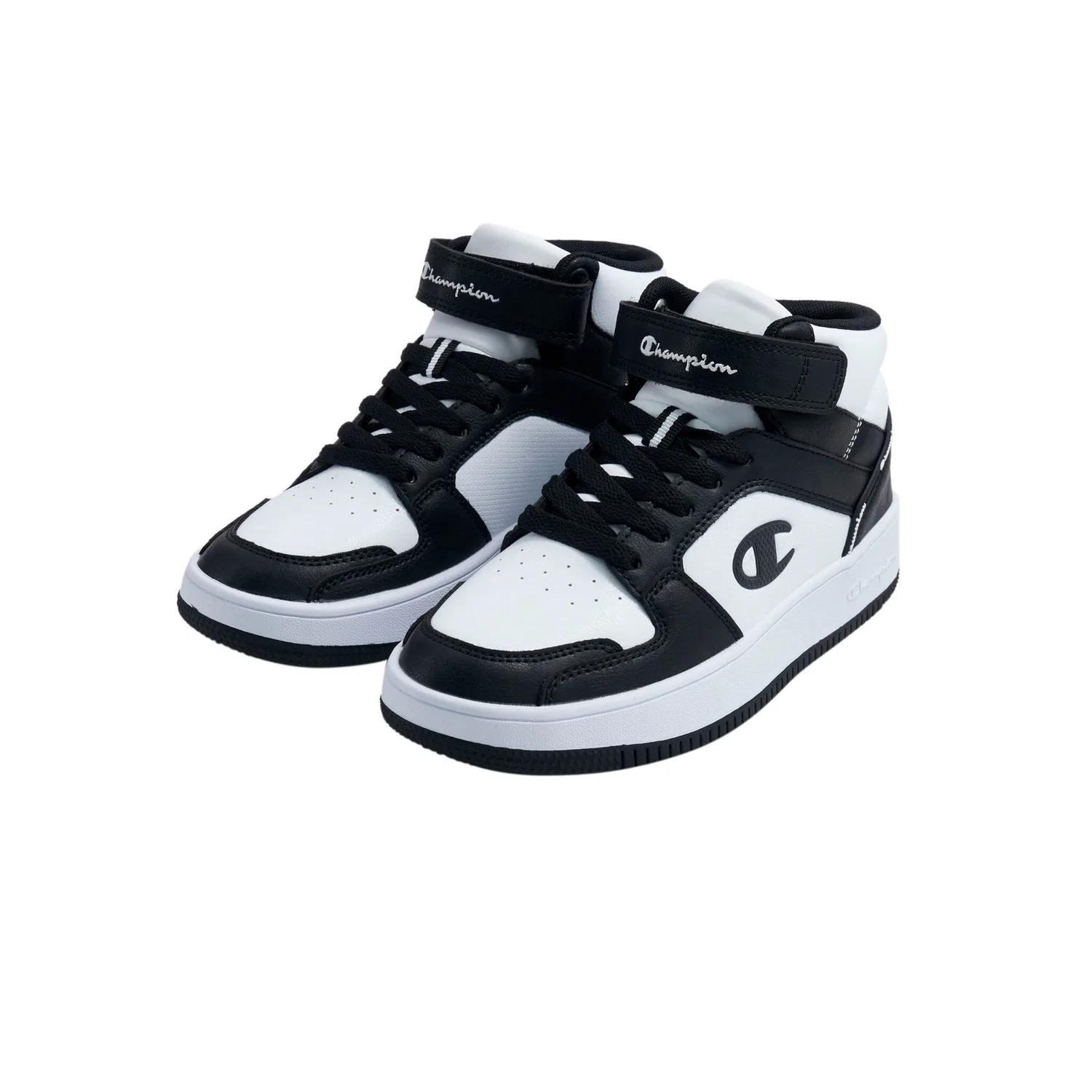 Детские кроссовки с ремешком Champion, White/Navy/White
