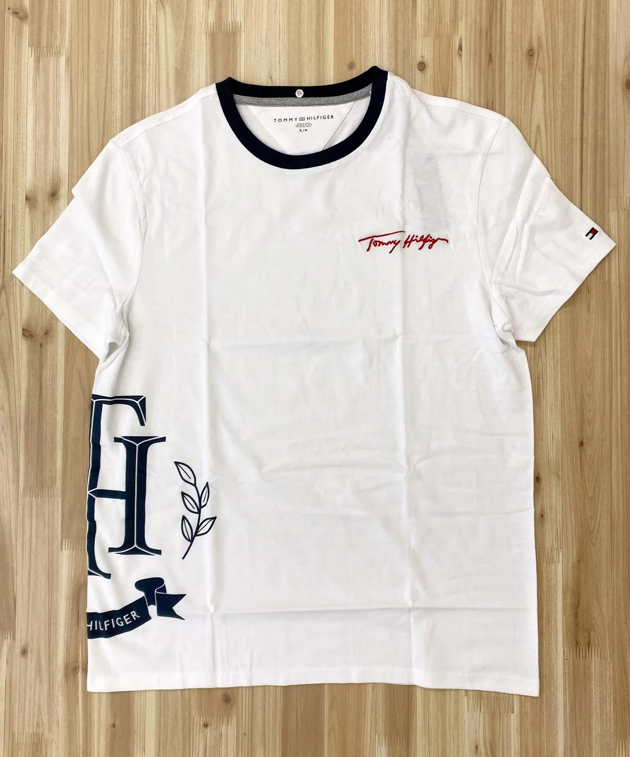 Мужская футболка с принтом CEPTOR TEE TOMMY HILFIGER, Grey — фото 4
