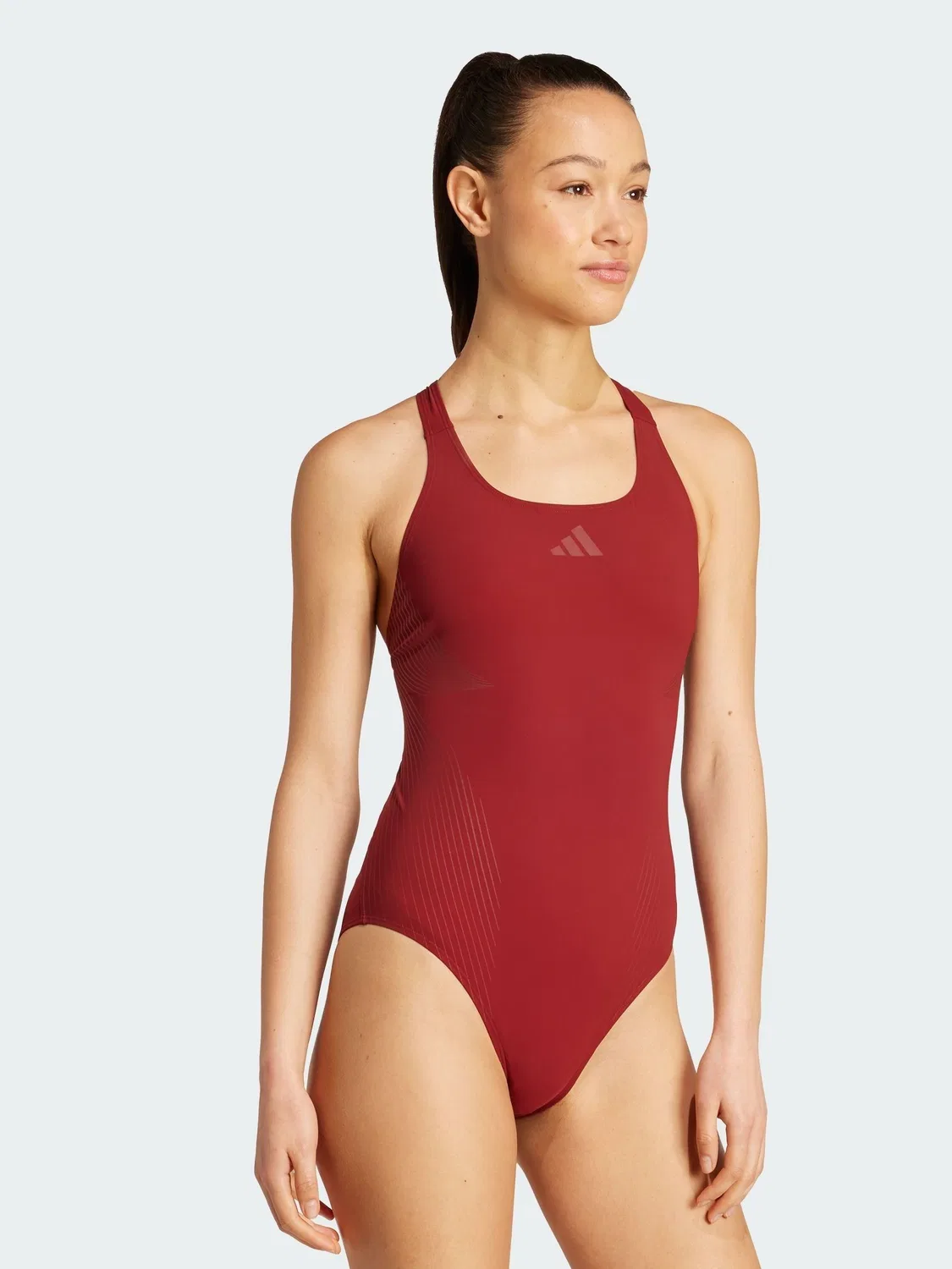 Купальник Y-Back Red Lanelux adidas, красный