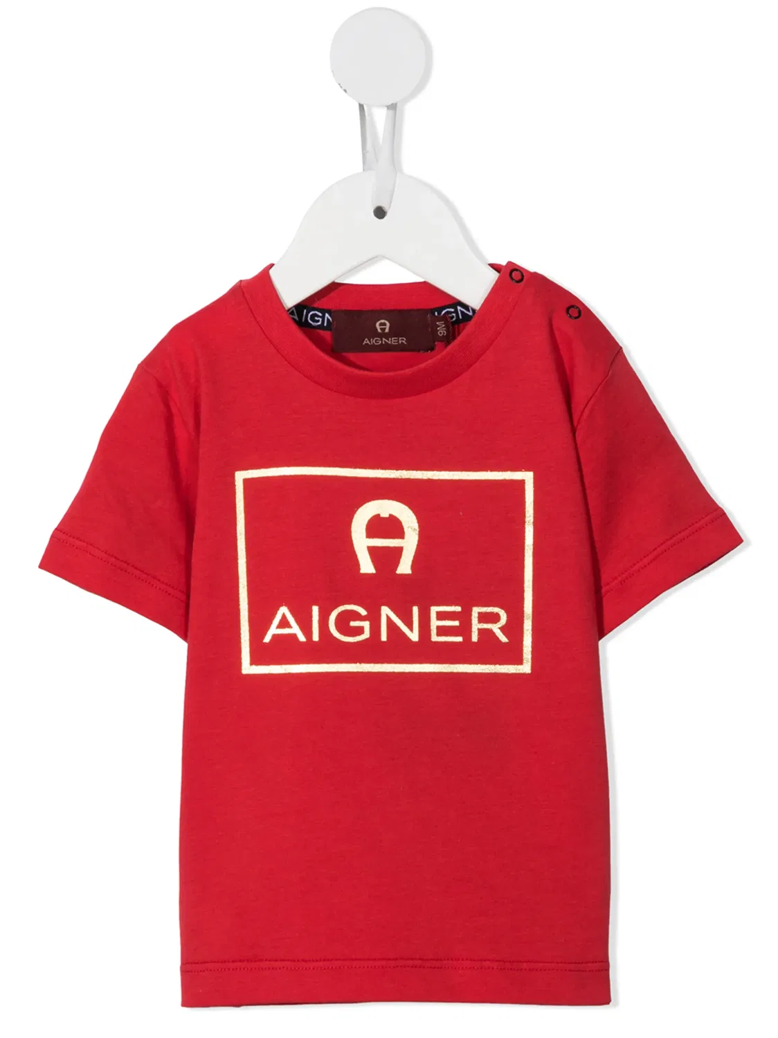 Футболка с принтом логотипа Aigner, красный
