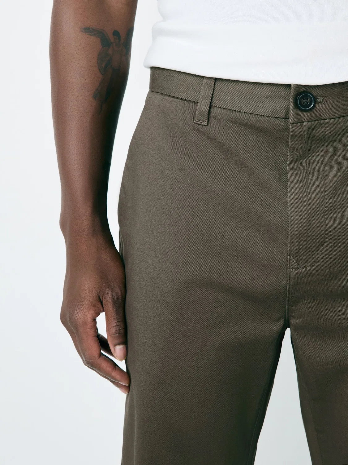 Чиносы классические, Slim Fit Next, светло-коричневые — фото 3