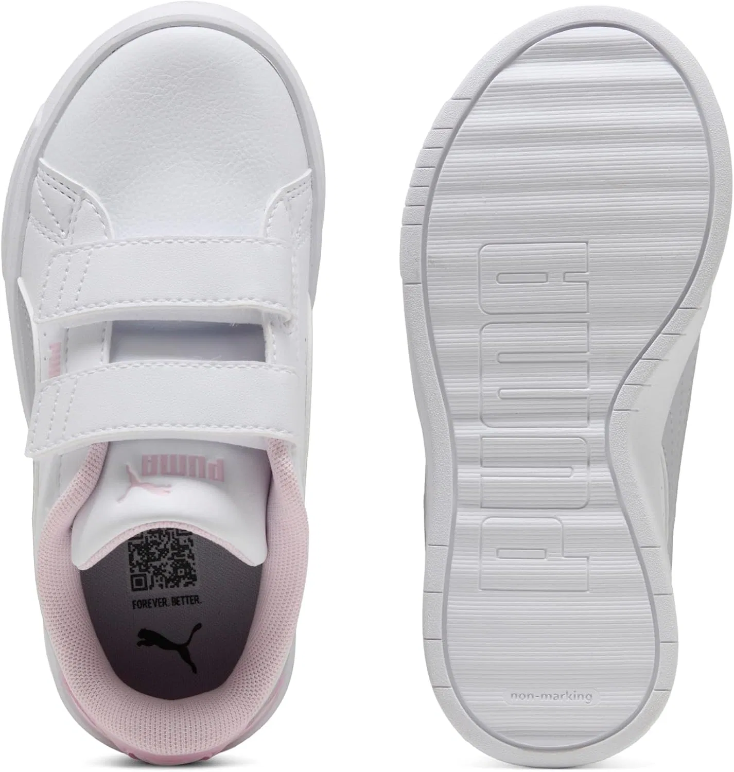 Детские кроссовки для девочек Jada Classic V PUMA, White — фото 4