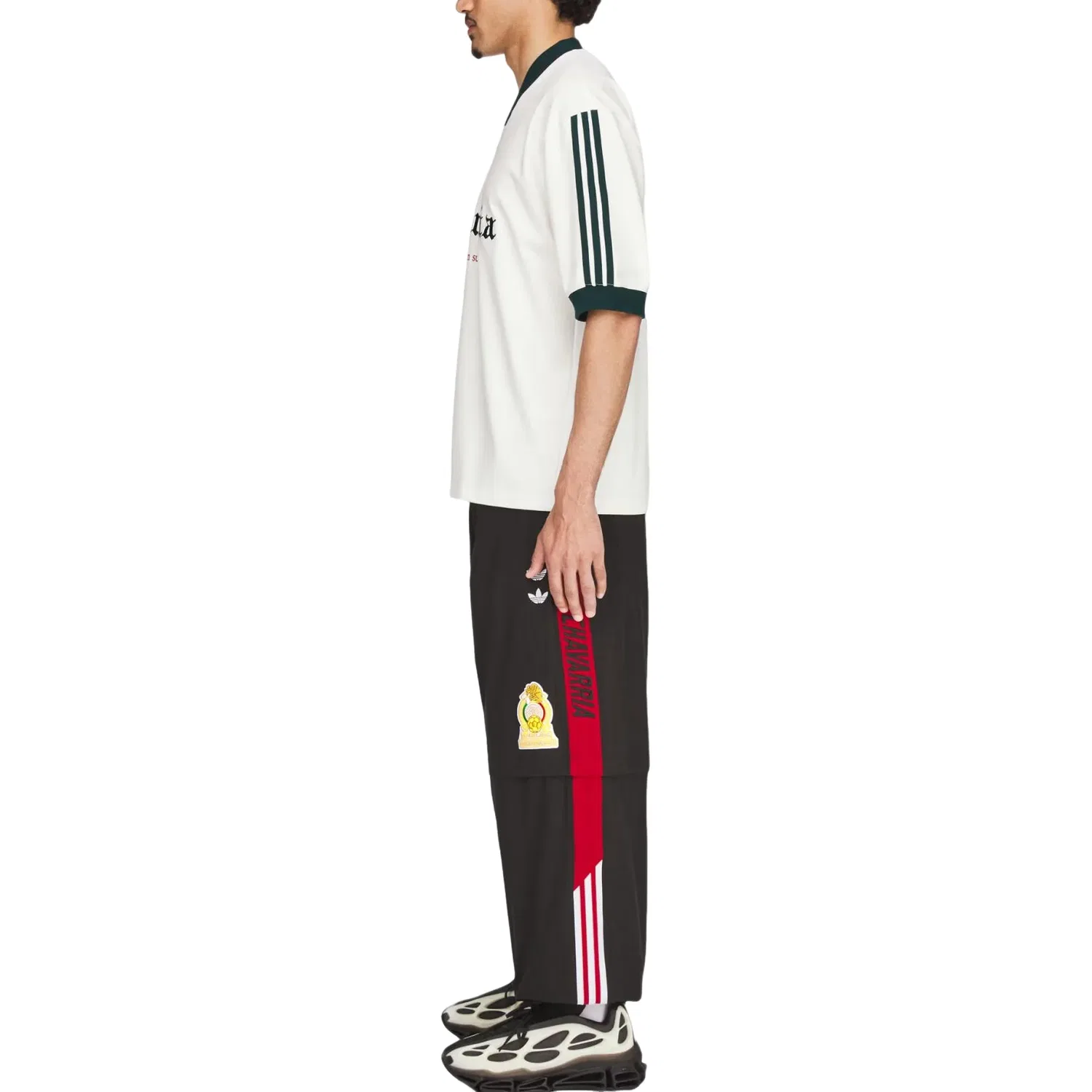 Мужская футболка с принтом Adidas x Chavarria Soccer T-Shirt, белый — фото 4