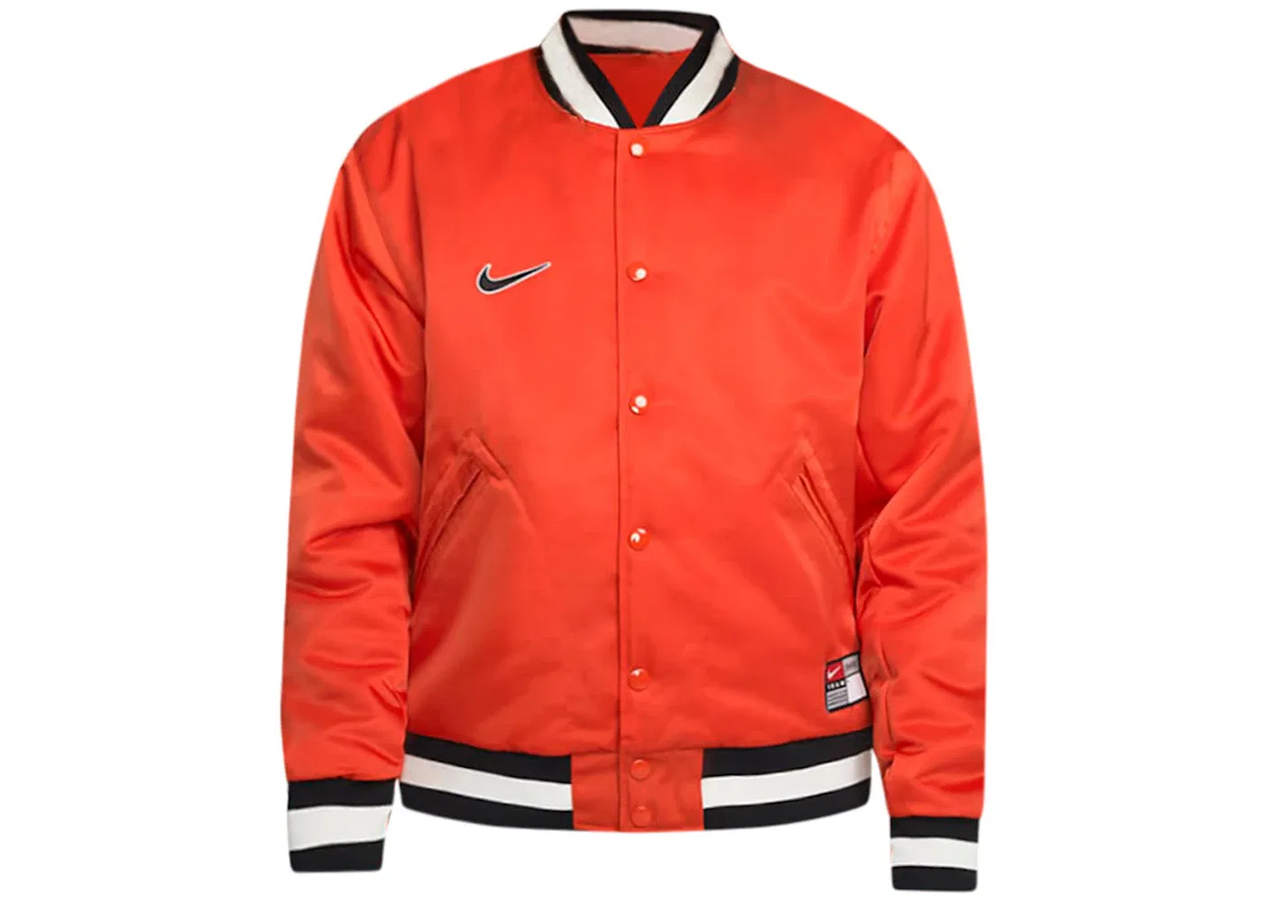 Мужская куртка-бомбер с принтом Nike SB x MLB Varsity Skate Jacket Nike, Team Orange/Black/Sail/White