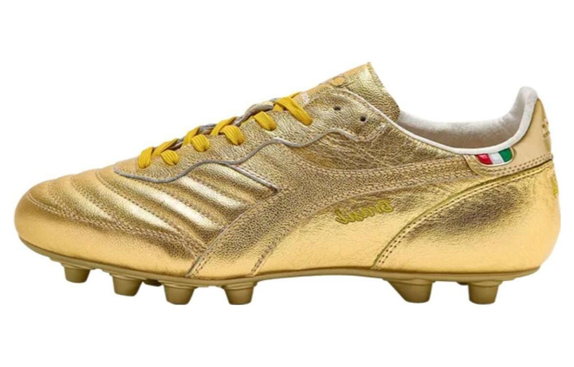 

Футбольные бутсы мужские низкие золотисто-коричневые Diadora